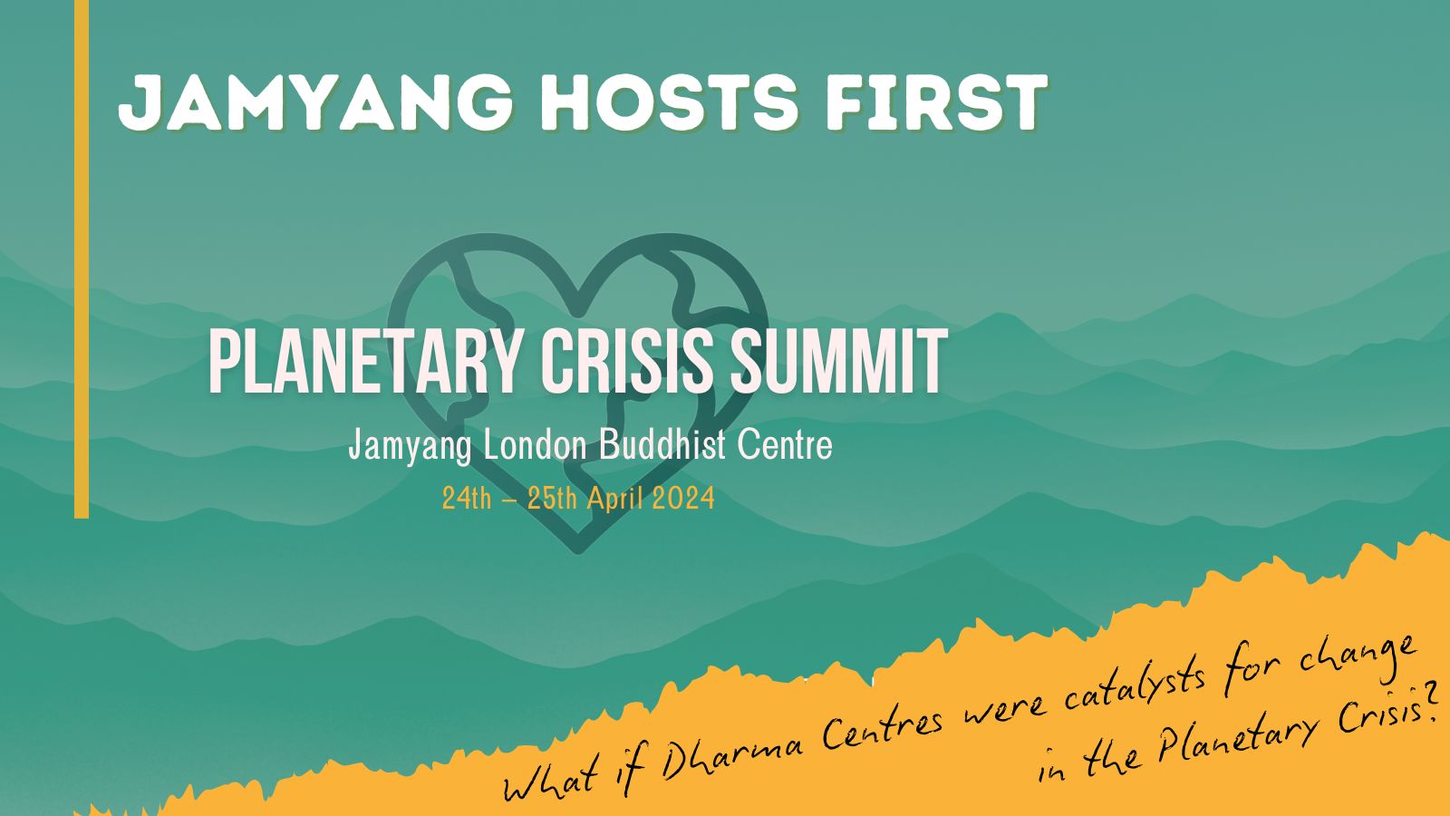 Jamyang Hosts First Planetary Crisis Summit
